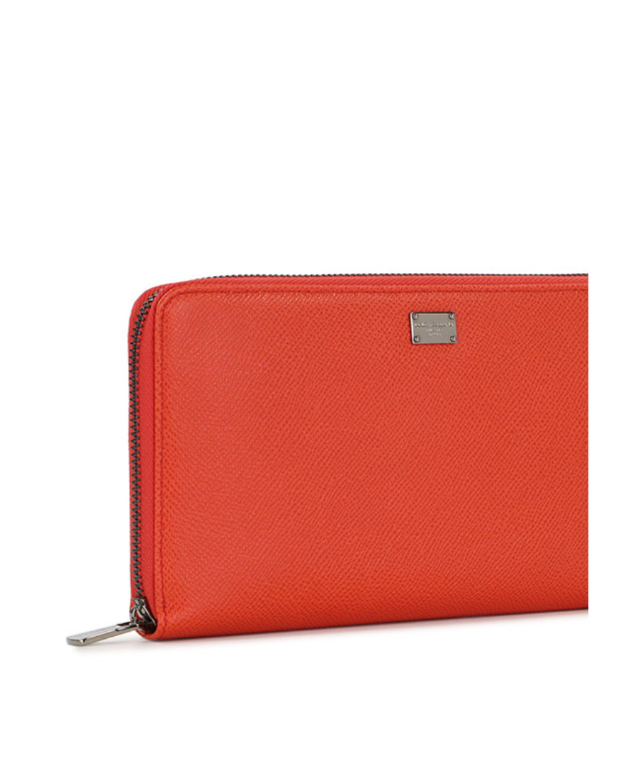 Dolce & Gabbana Logo Details Wallet In Red