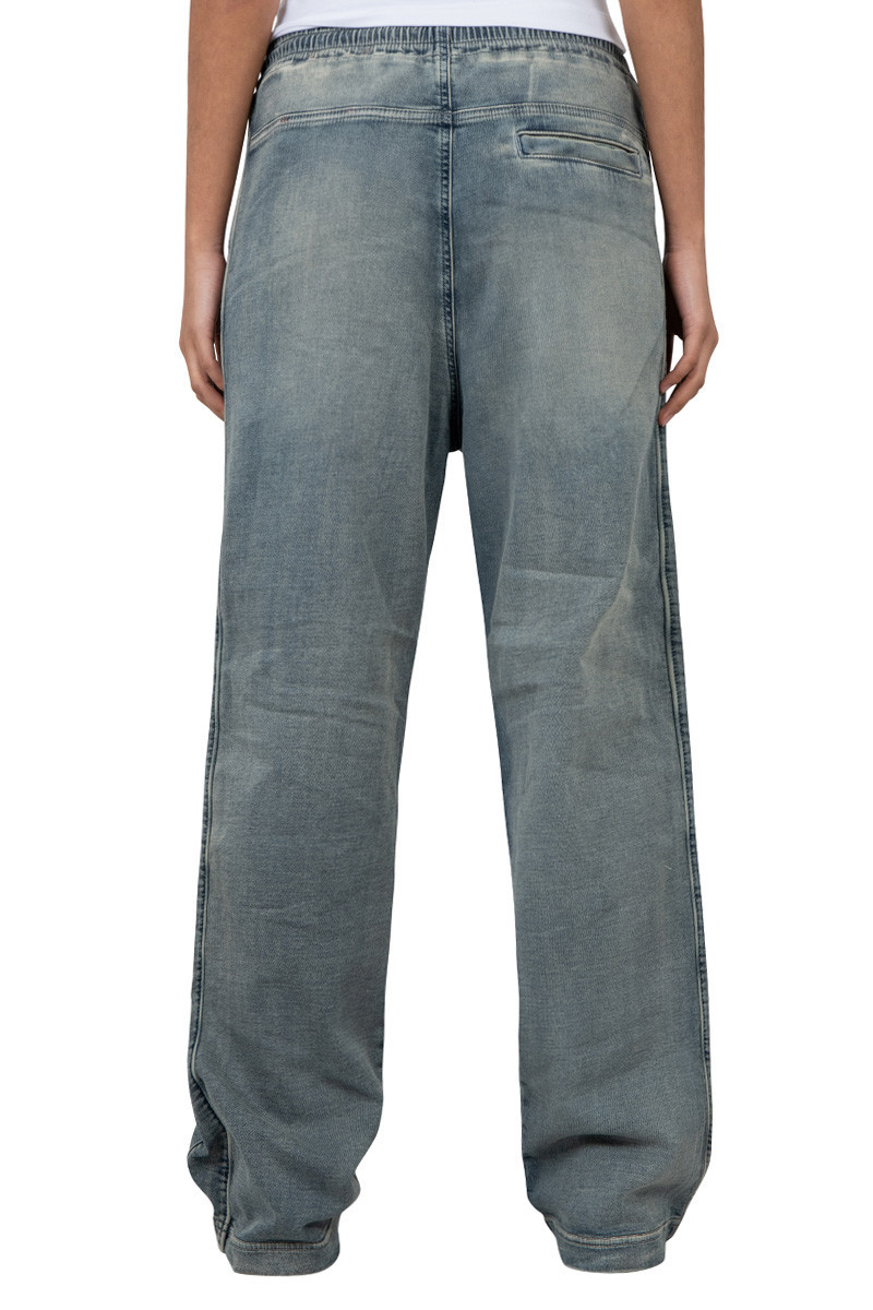 Diesel D-martians Track Straight-leg Jeans In Gray
