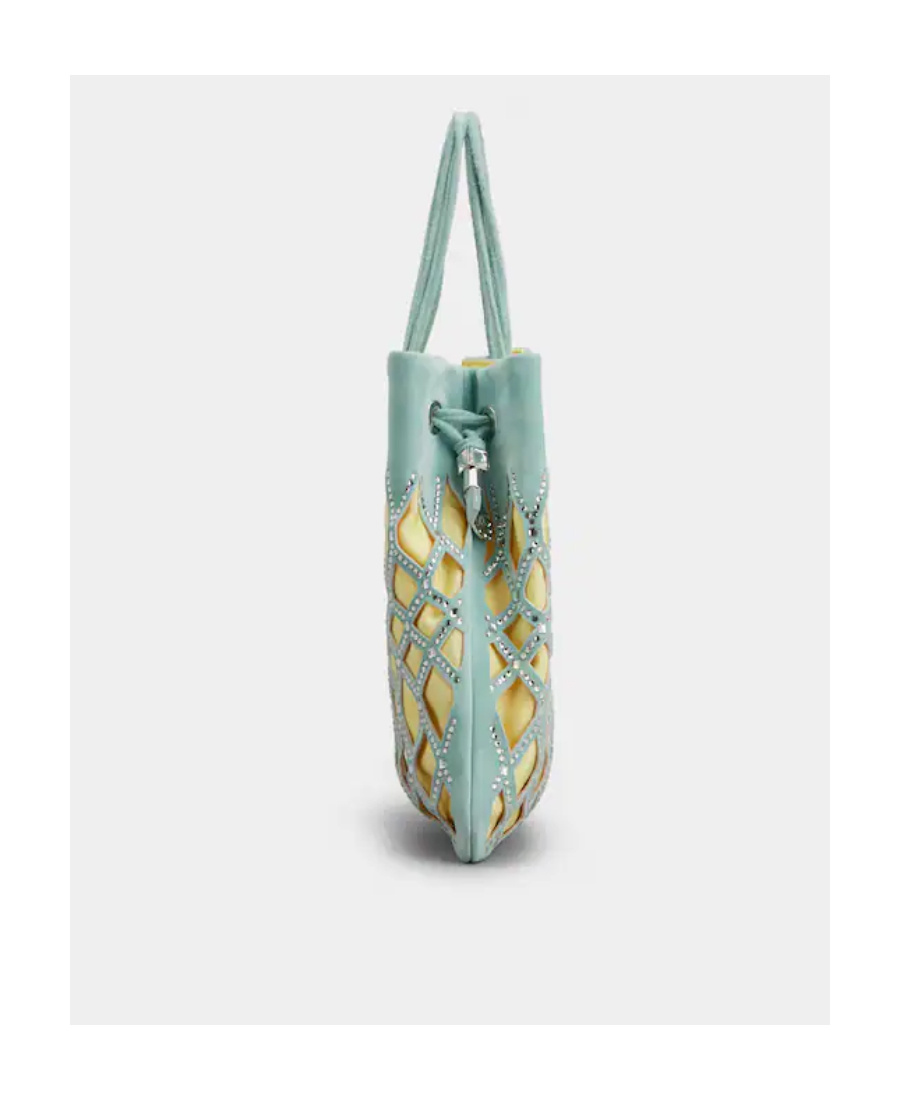 Roger Vivier Queeny Tote Bag In Gray