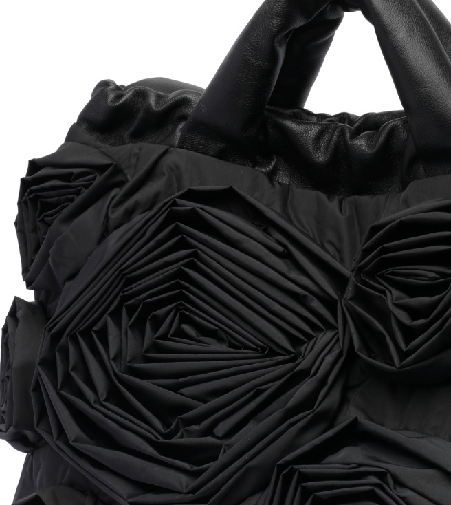 VIC MATIE ROSE APPLIQUÉ TOTE BAG