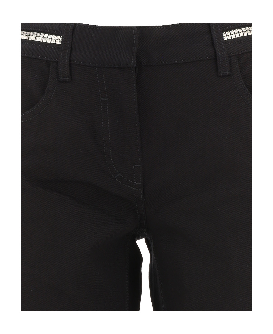 Givenchy 4g Logo Studded Skinny Jeans In Black