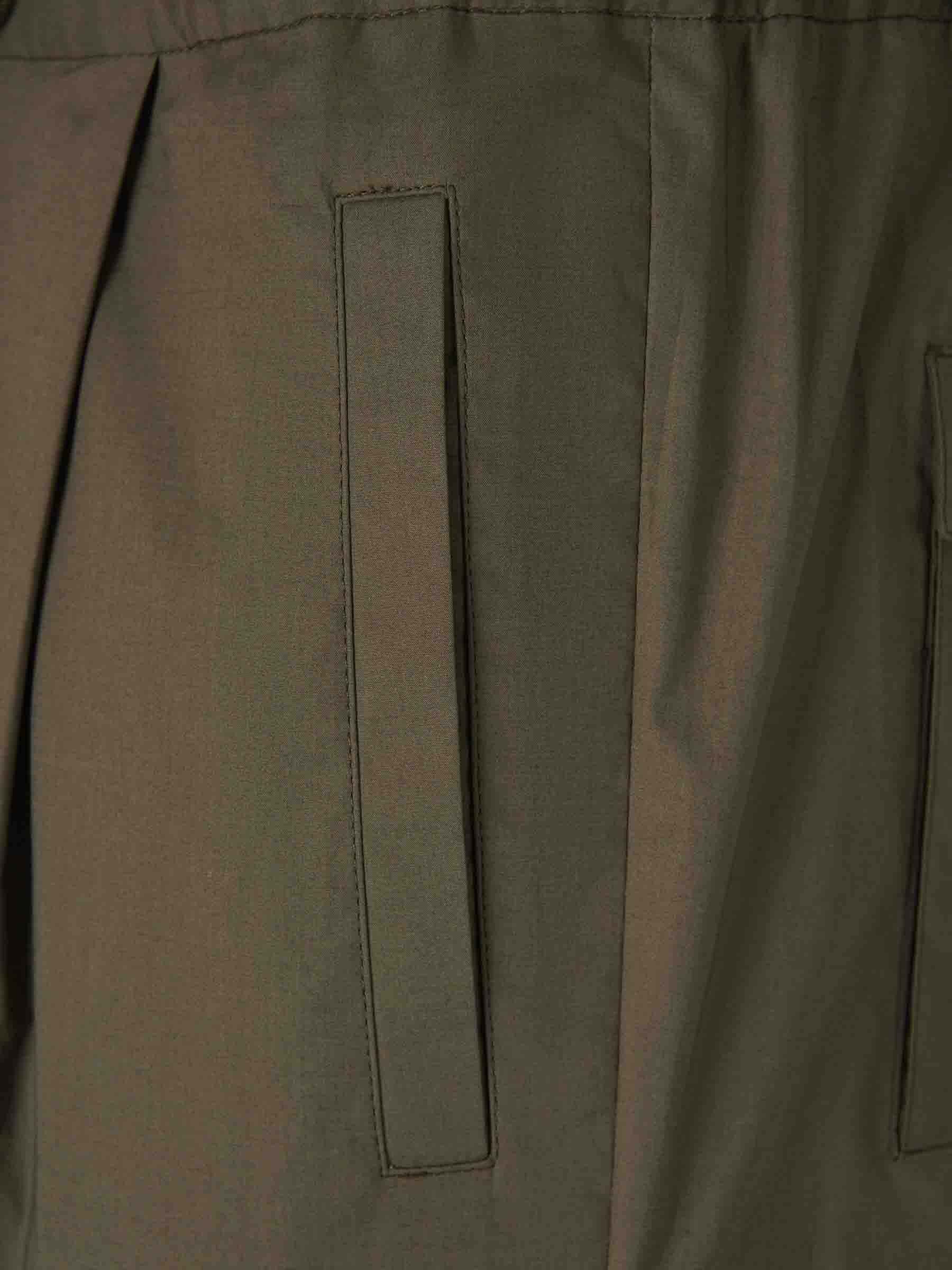 Herno Drawstring Casual Pants In Green