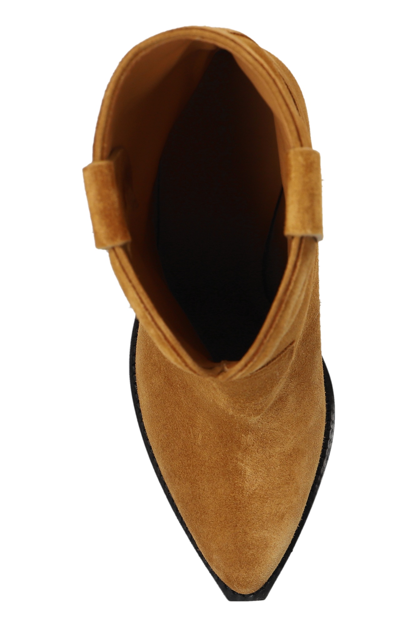 Isabel Marant Leyane Pointed-toe Ankle Boots In Brown