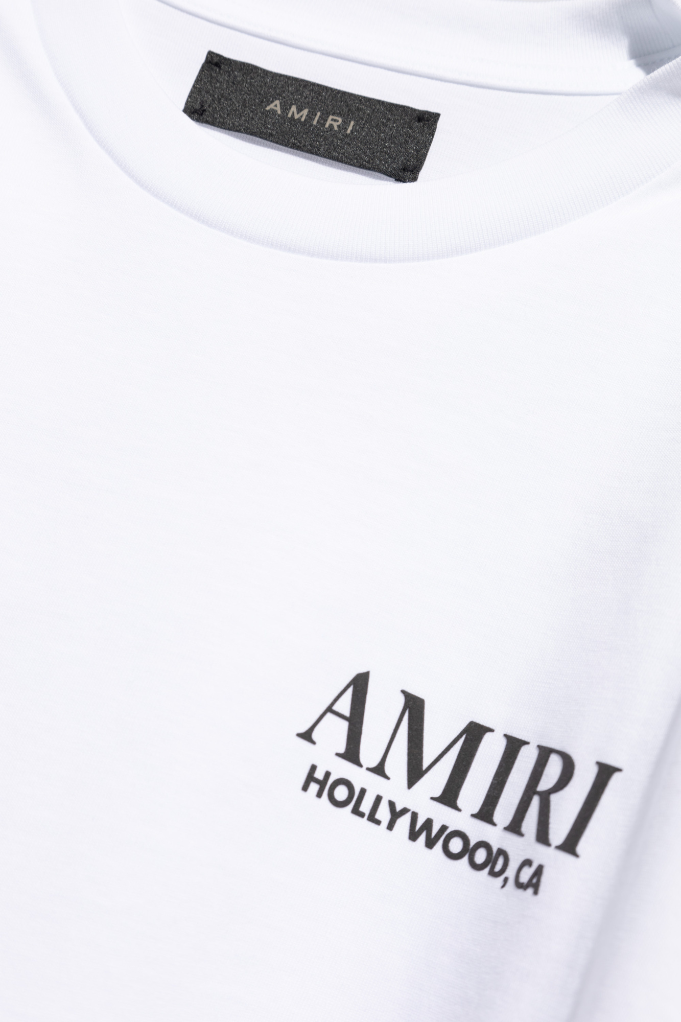 Amiri Cotton Stacked Bones T-shirt In White