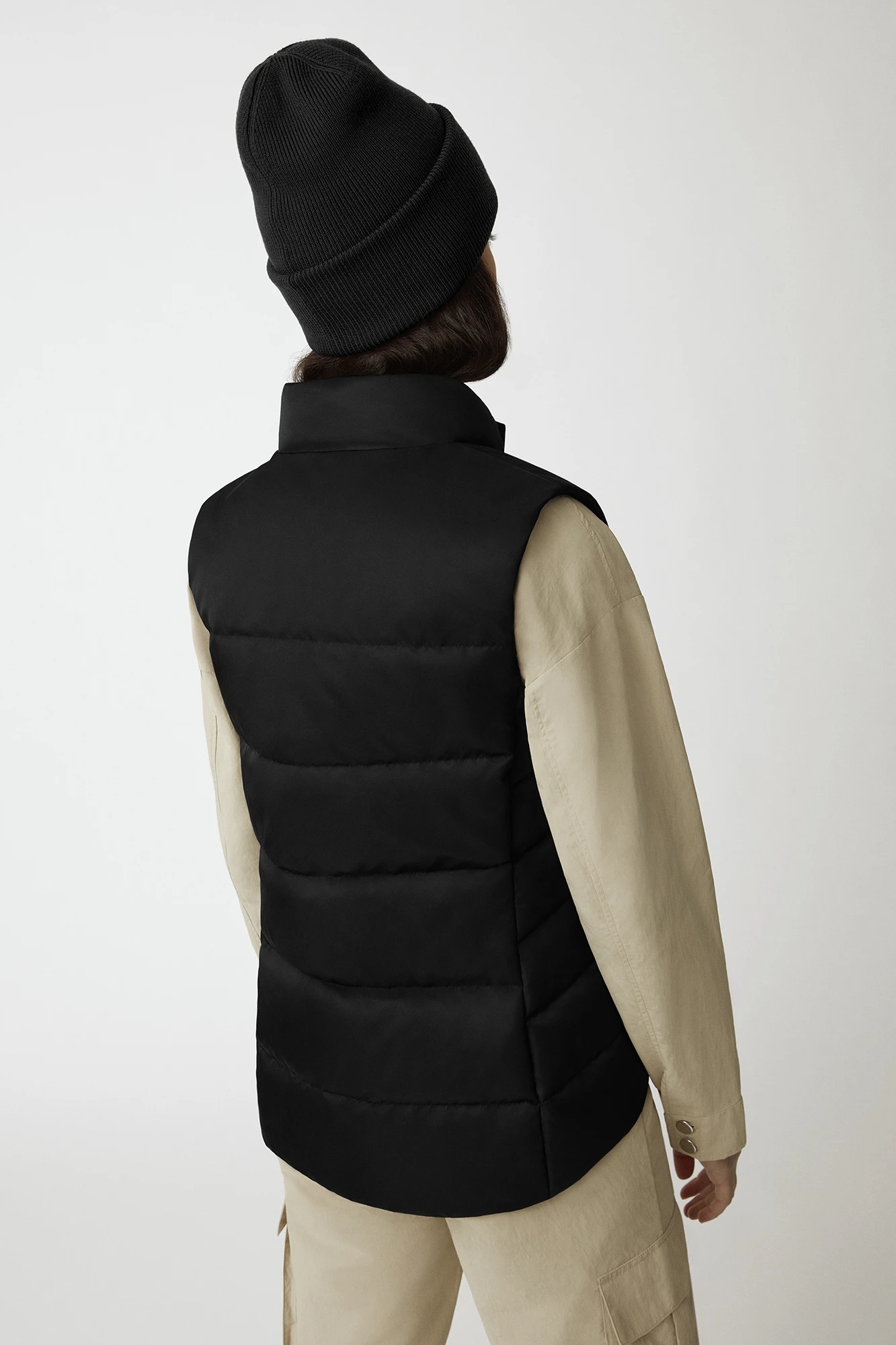 Canada Goose Freestyle Quilted Satin-shell Gilet In Black