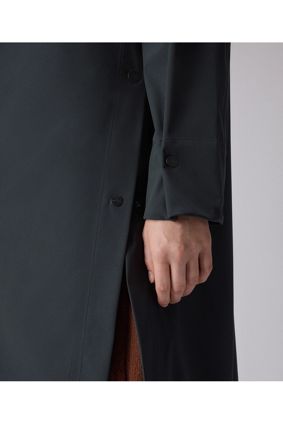 Peuterey Hooded Windbreaker In Brown