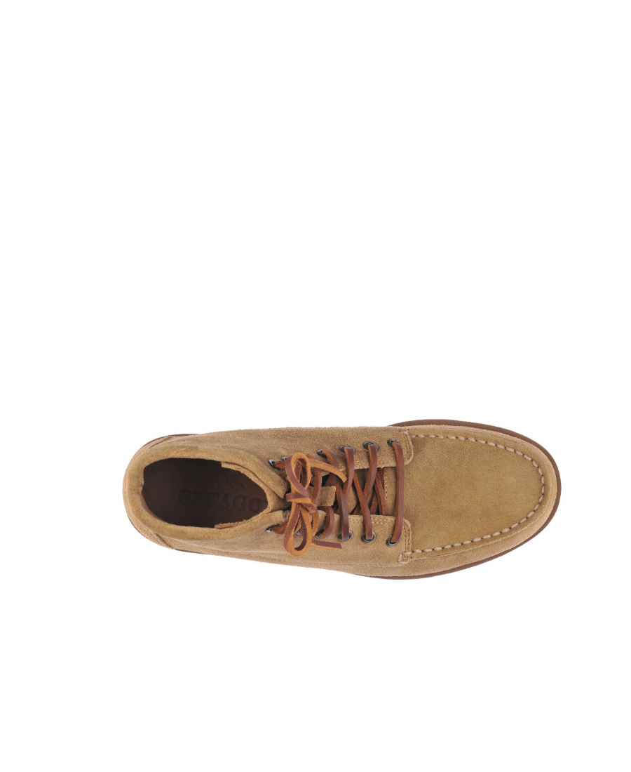 Sebago Soft Calf Leather Ankle Boots In Brown