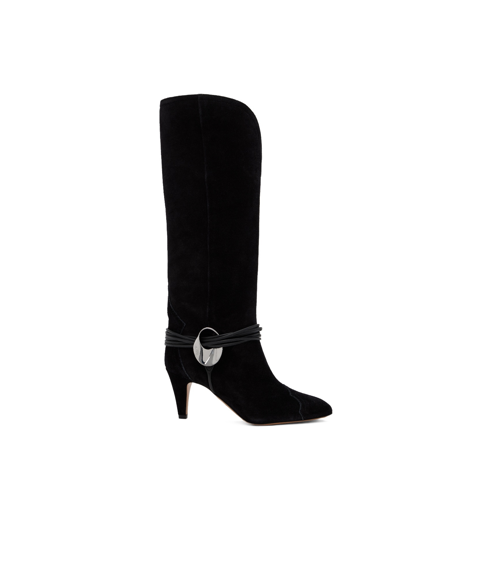 Isabel Marant Logo Boots In Black