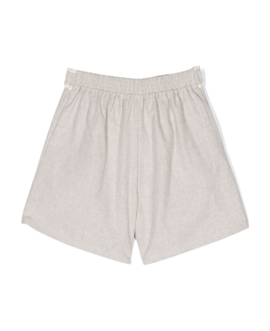 Chloé Lace Trimmed Shorts In White