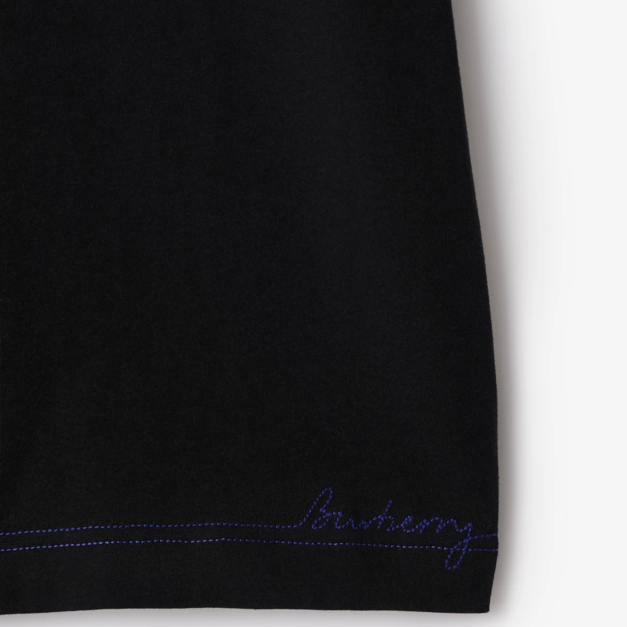 Burberry Ekd Cotton T-shirt In Black