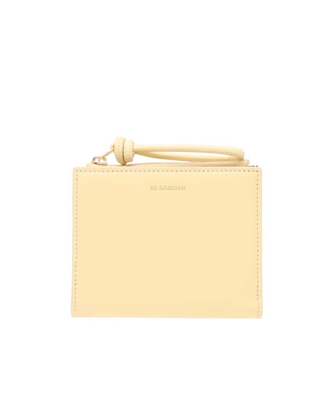 Jil Sander Logo Wallet In Nude