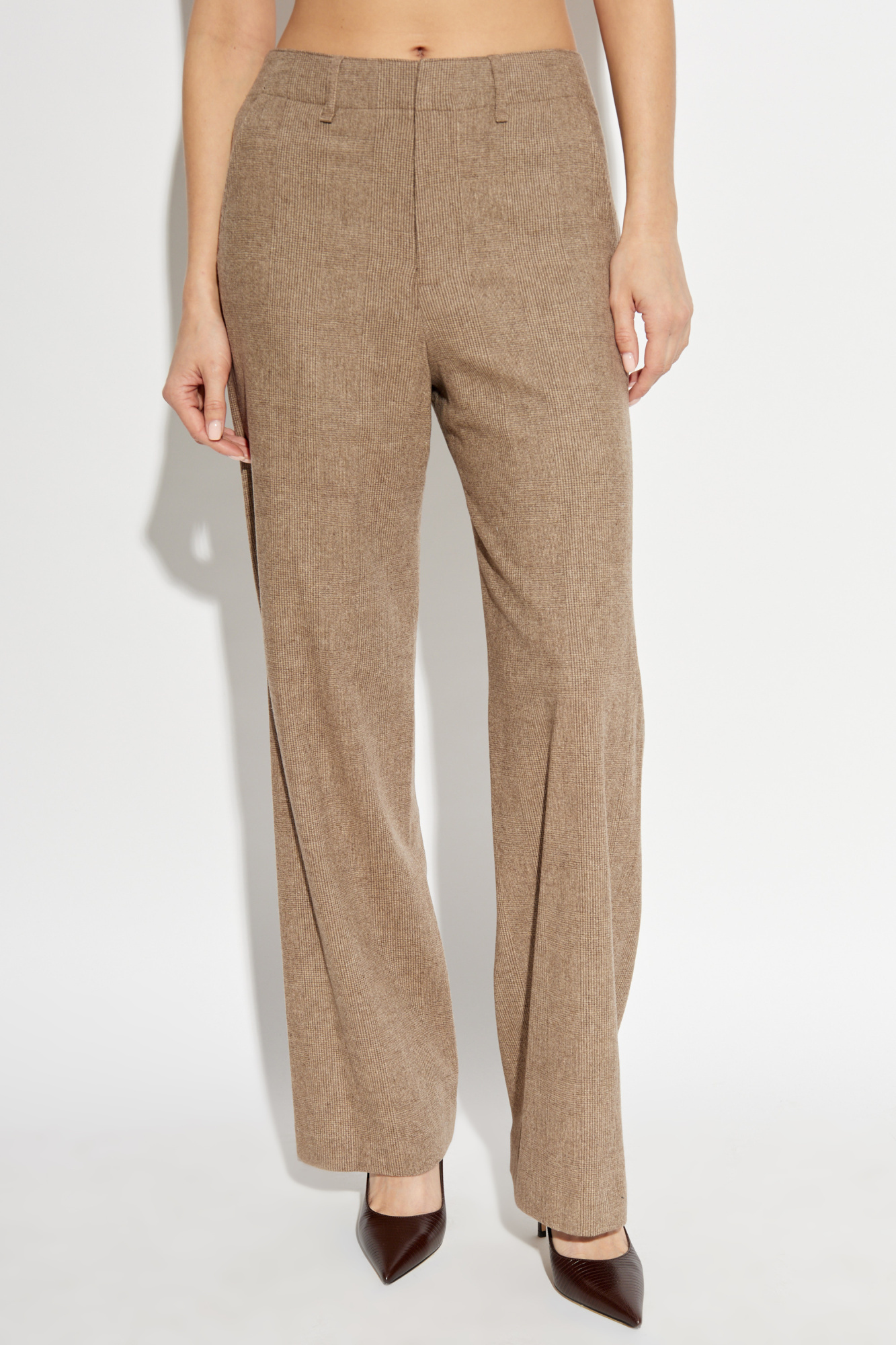 Rag & Bone Belt-loop Casual Pants In Brown