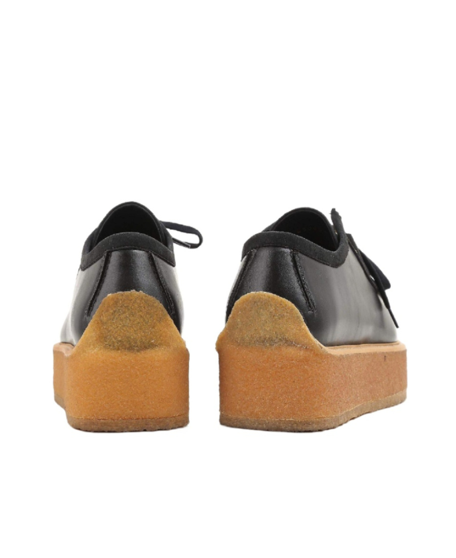 Stella Mccartney Black Logo Muffin Shoes In Black