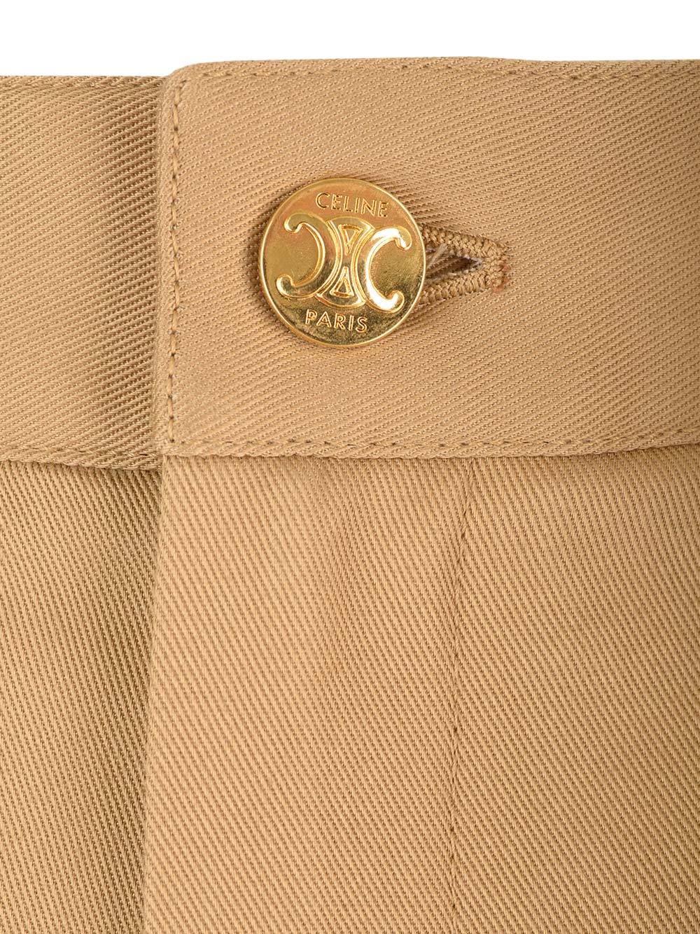 Celine Casual Pants With Belt Loops In Nude