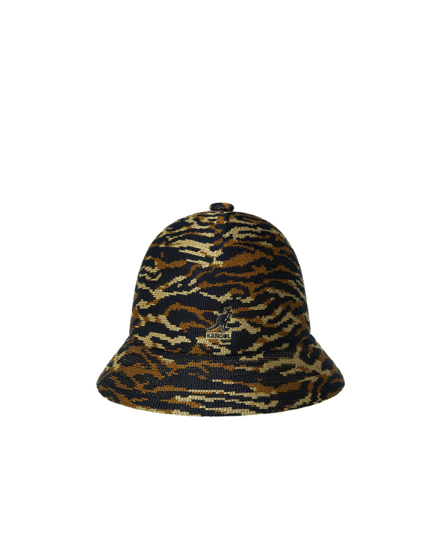 Kangol Patterned Fisherman's Hat In Black