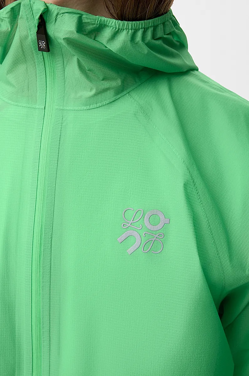Loewe Ultra Jacket In Technical Shell In Green