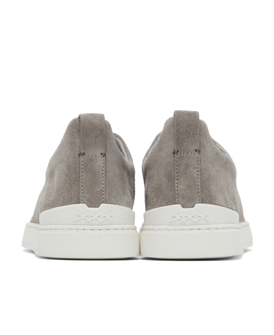 Zegna Sneakers Fabric Flat Sole In Gray