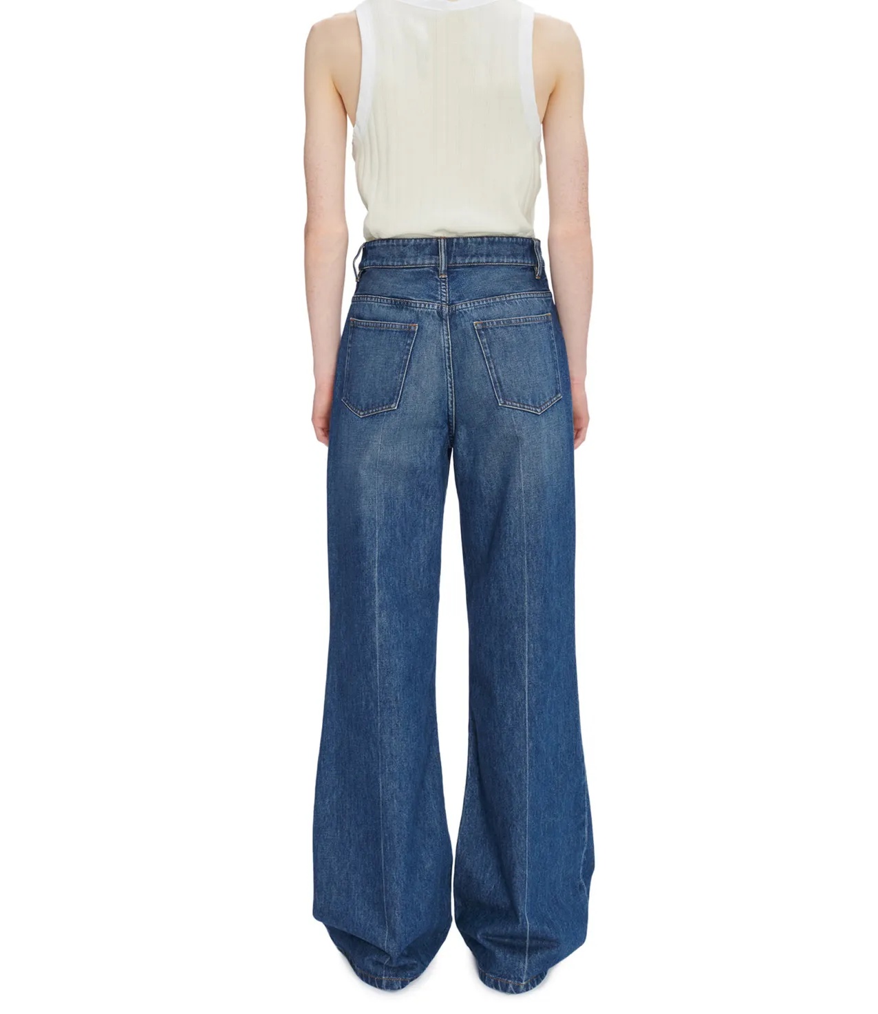 Apc Lemaitre Ribbed-jersey Tank Top In White