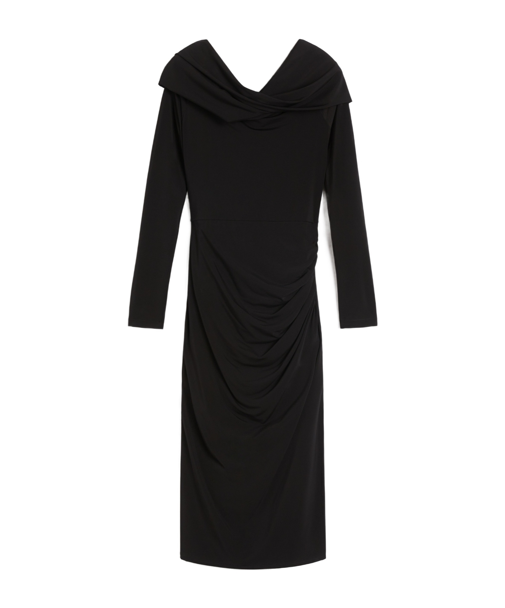 Max Mara Studio Maremar Dress In Black