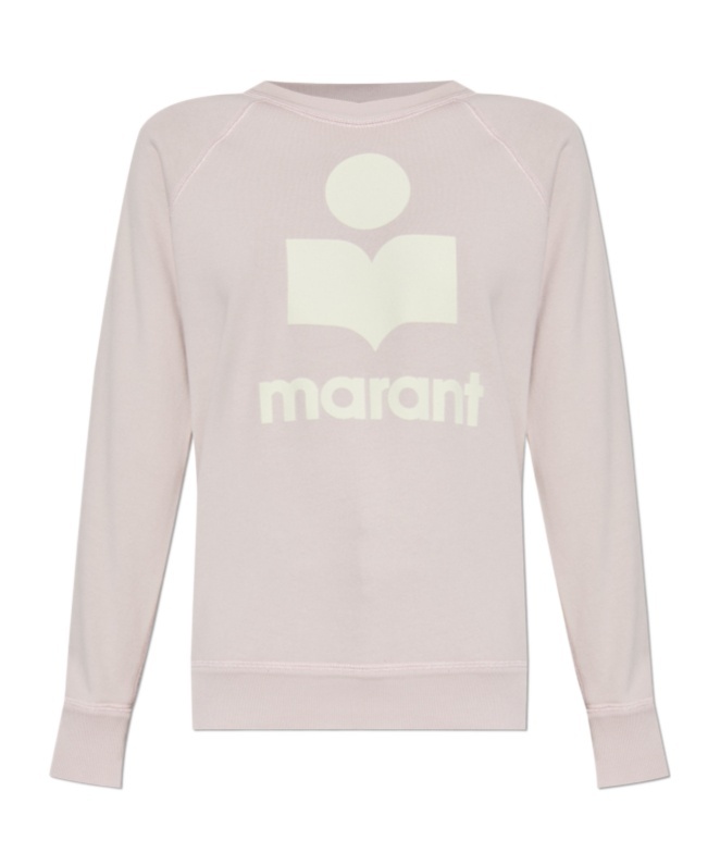 Isabel Marant Étoile Long Sleeve Sweatshirt In White