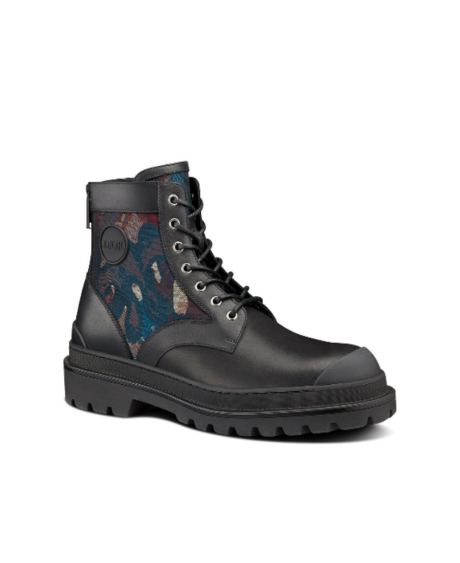 Dior Logo Boots In Black