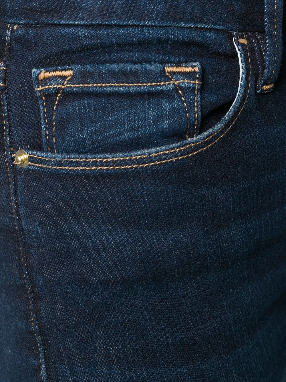 Frame Le Crop Mini Boot Jeans In Black