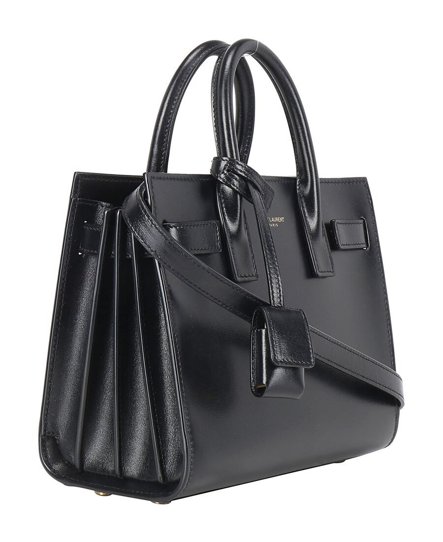 Saint Laurent Sac De Jour Tote In Black
