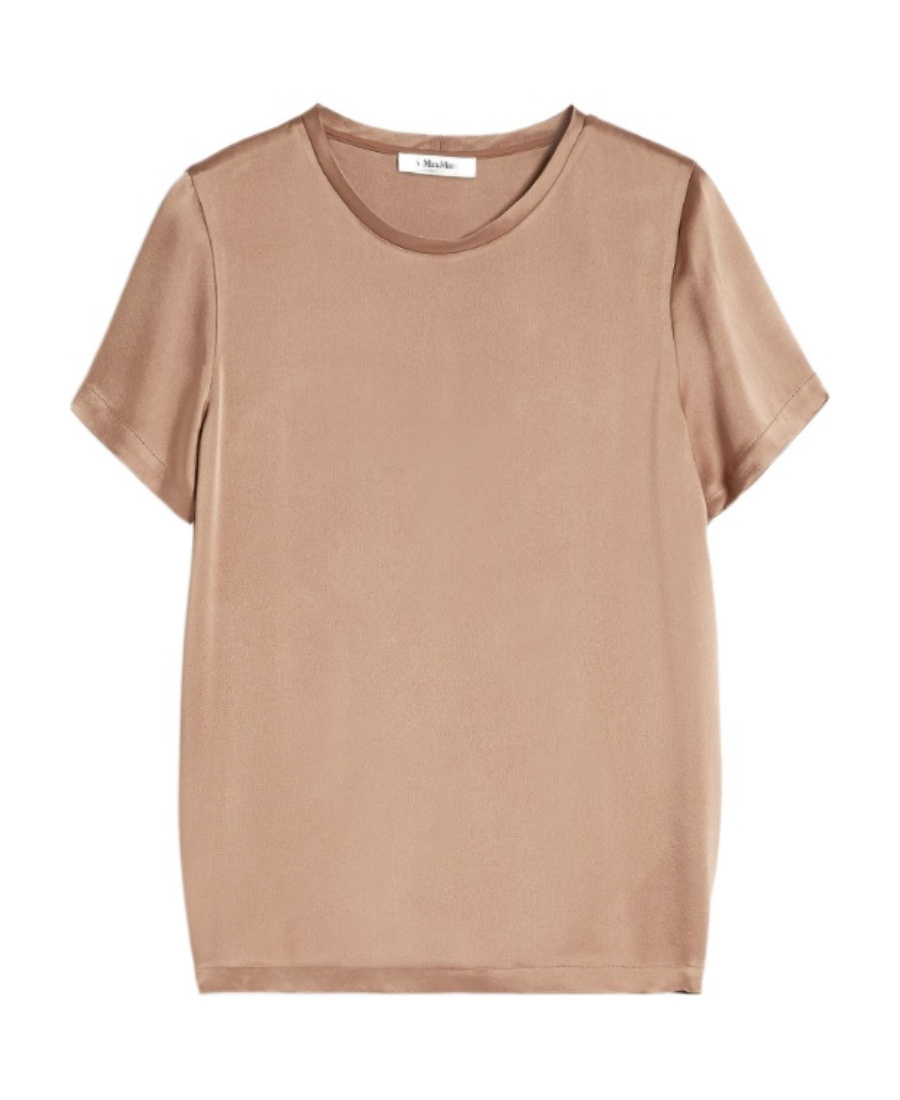 Max Mara Rebecca T-shirt In Nude