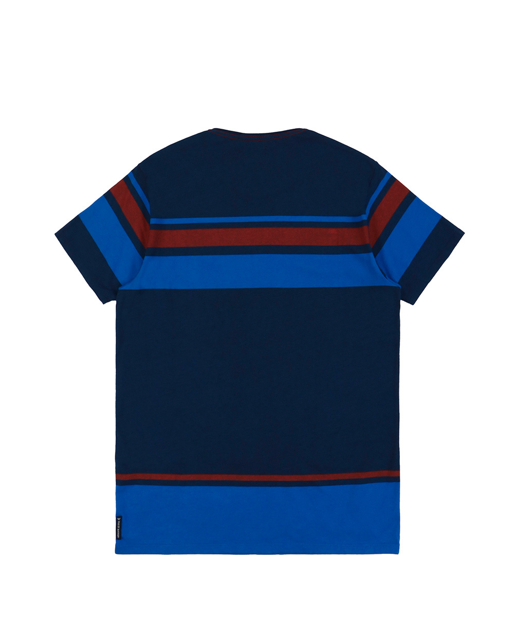 Armani Jeans Round-necked Logo T-shirt In Blue