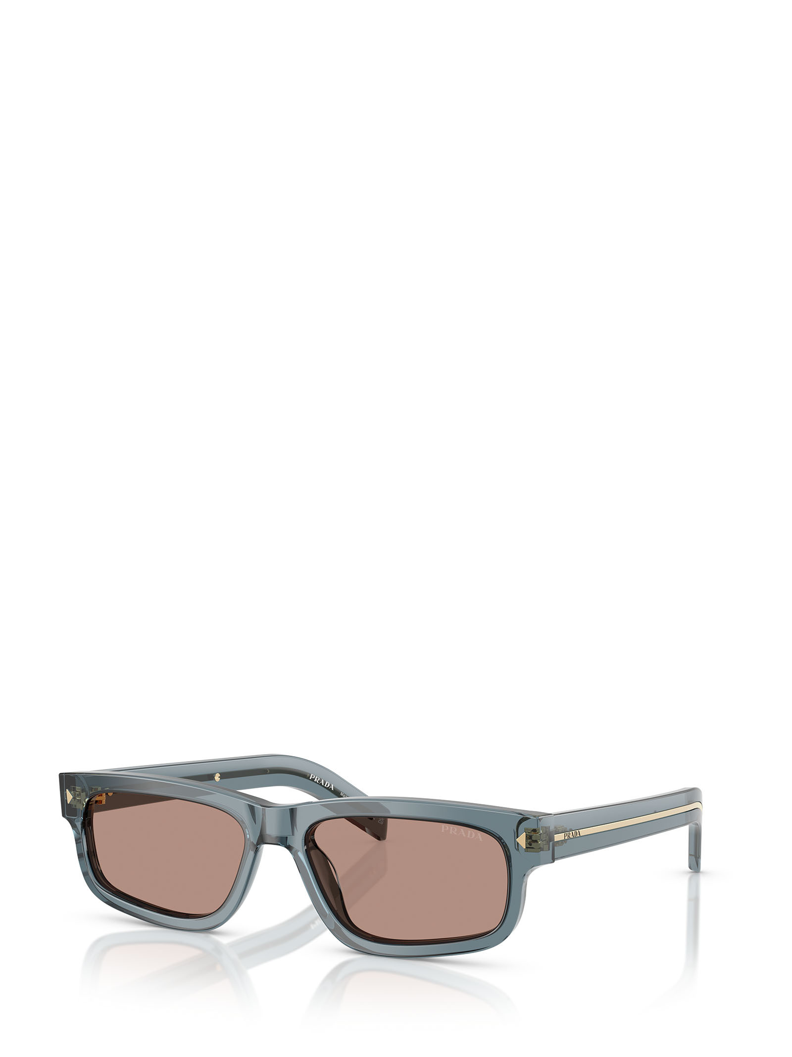 Prada Full Frame Sunglasses In Gray