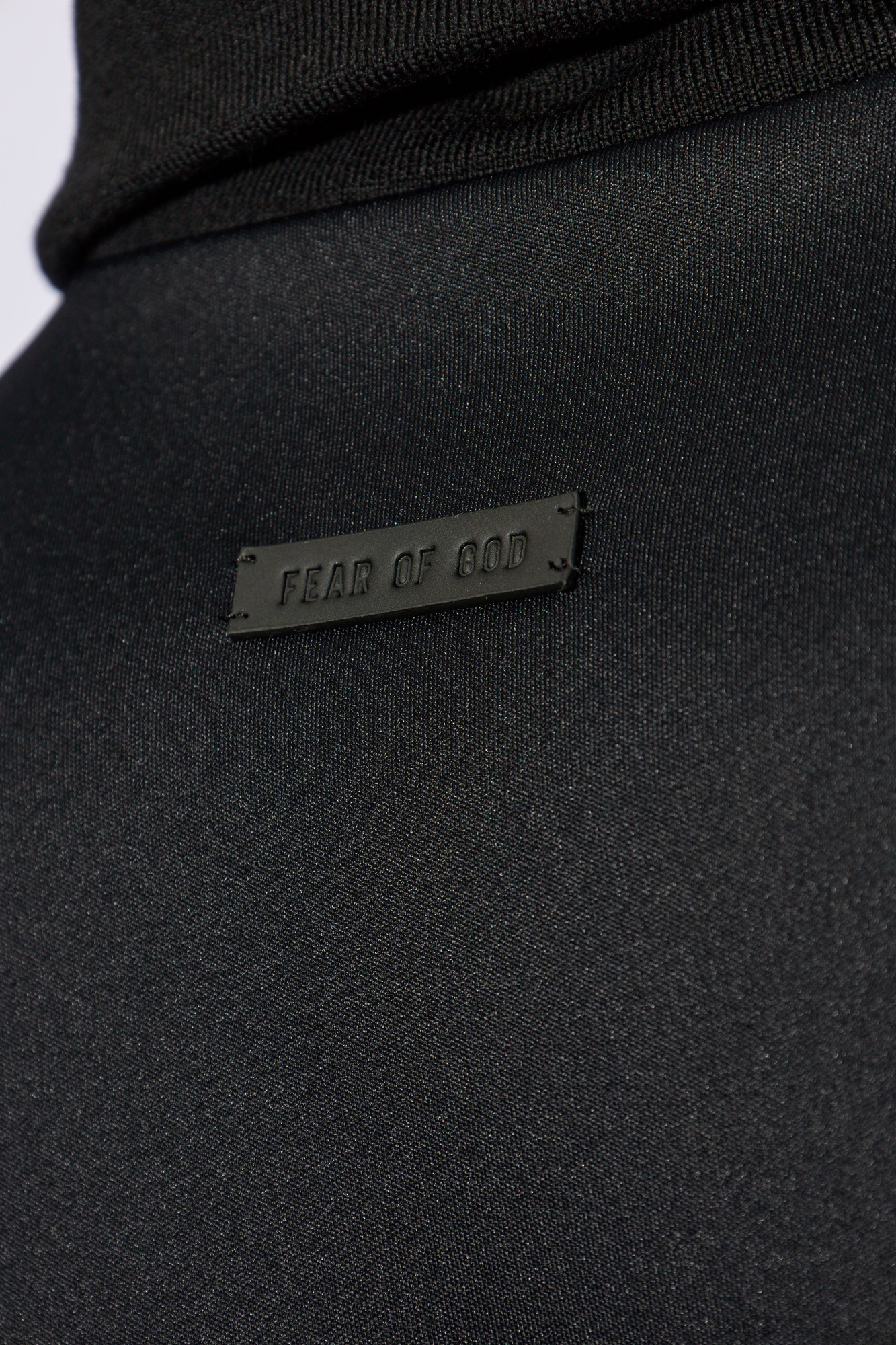 Fear Of God Stripe Zip-up Jacket In Black