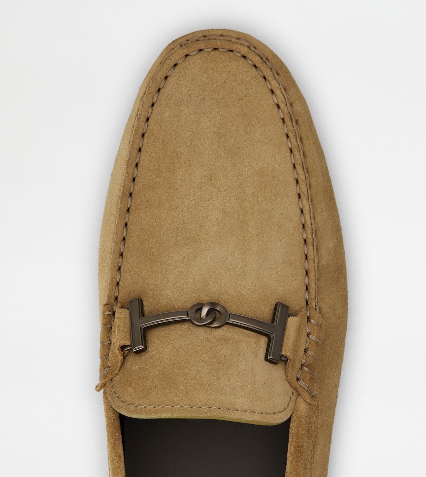 Tod's Logo Love Shoes In Brown
