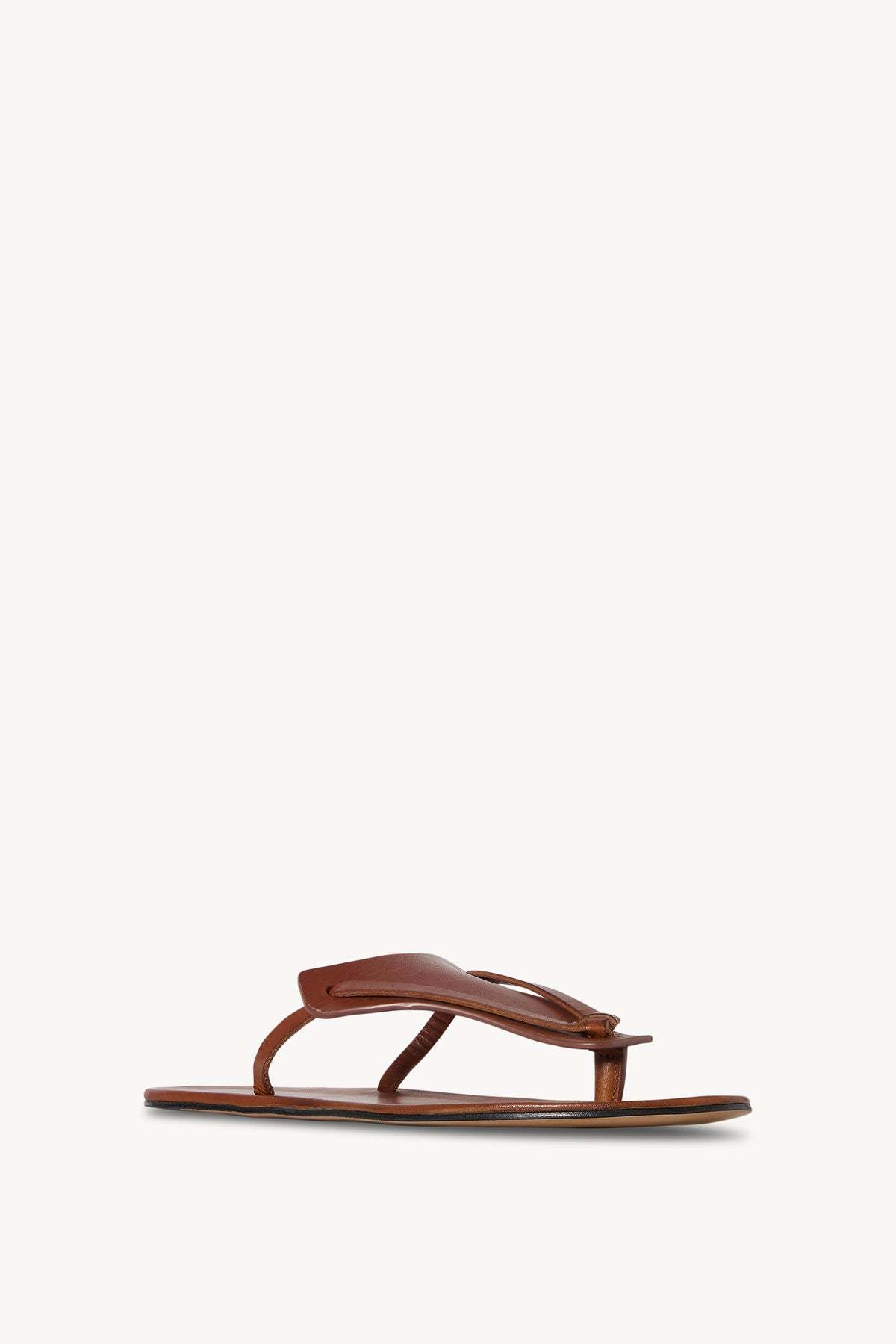 The Row Helena Flip Flops In Brown