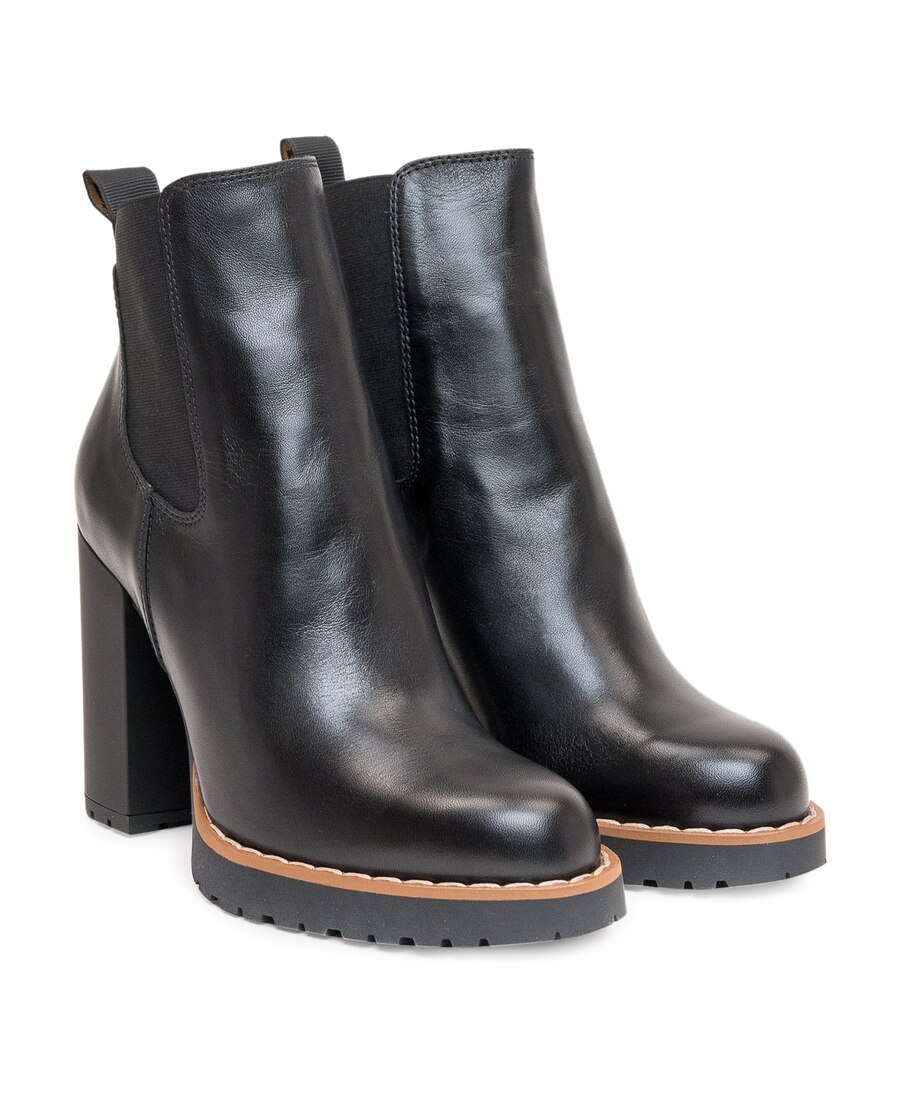 Hogan High Heel And Ankle Boots In Black
