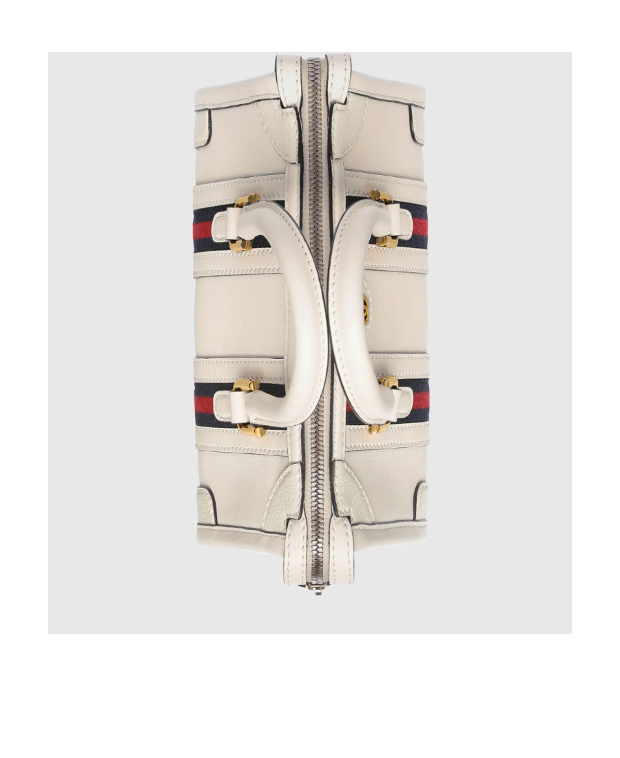 Gucci Mini Double G Top-handle Bag In White
