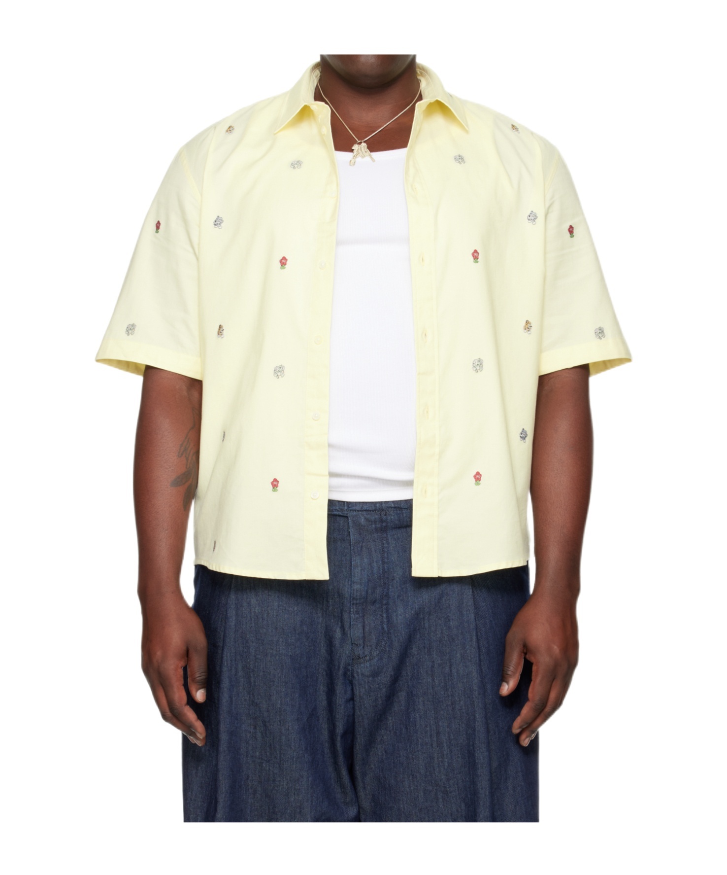 Kenzo Verdy X Paris Short-sleeved Shirt In White