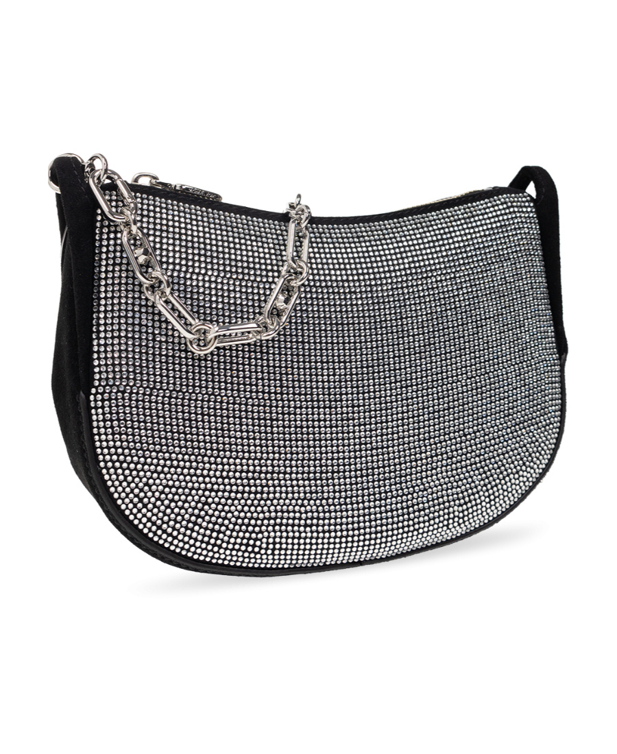 Michael Kors Small Kendall Crystal-embellished Bag In Black