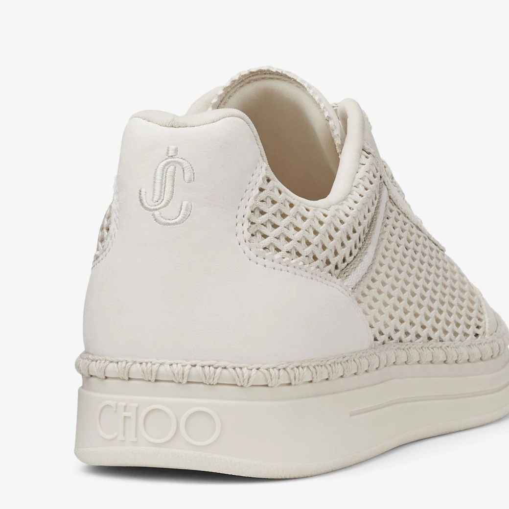 Jimmy Choo Rimini Low-cut Sneakers In White