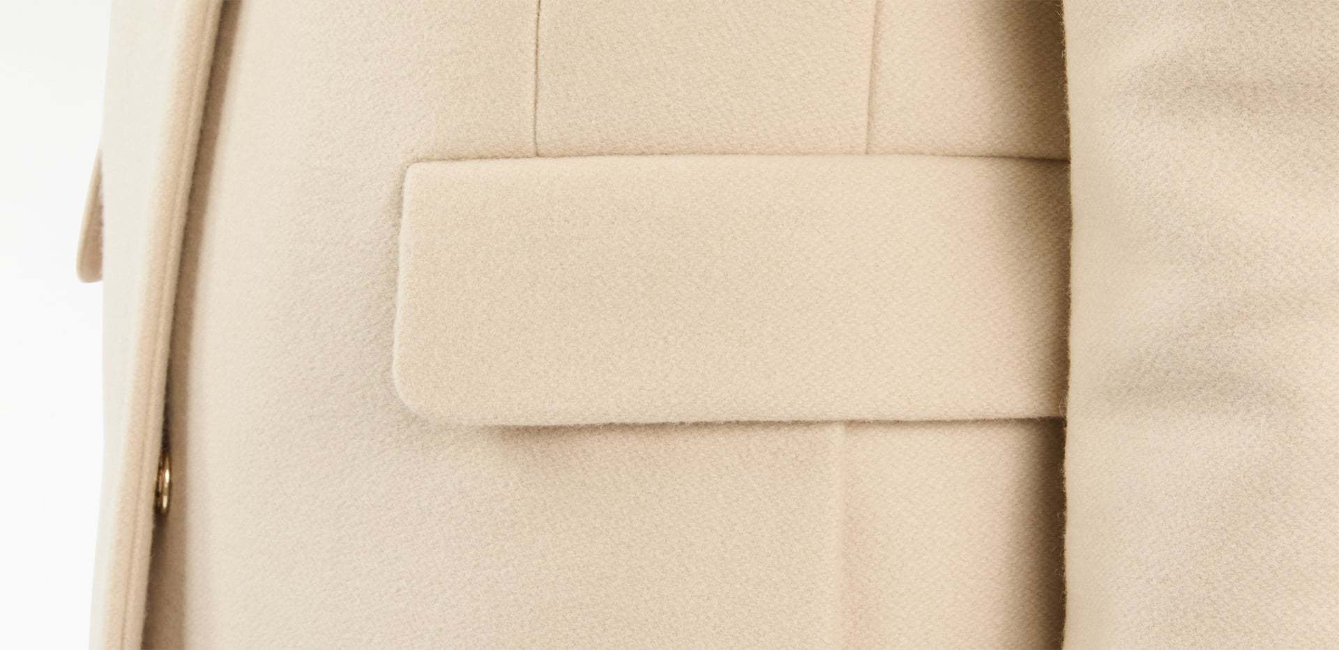 Fay Front Nylon Toggle Double Breasted Coat In Nude
