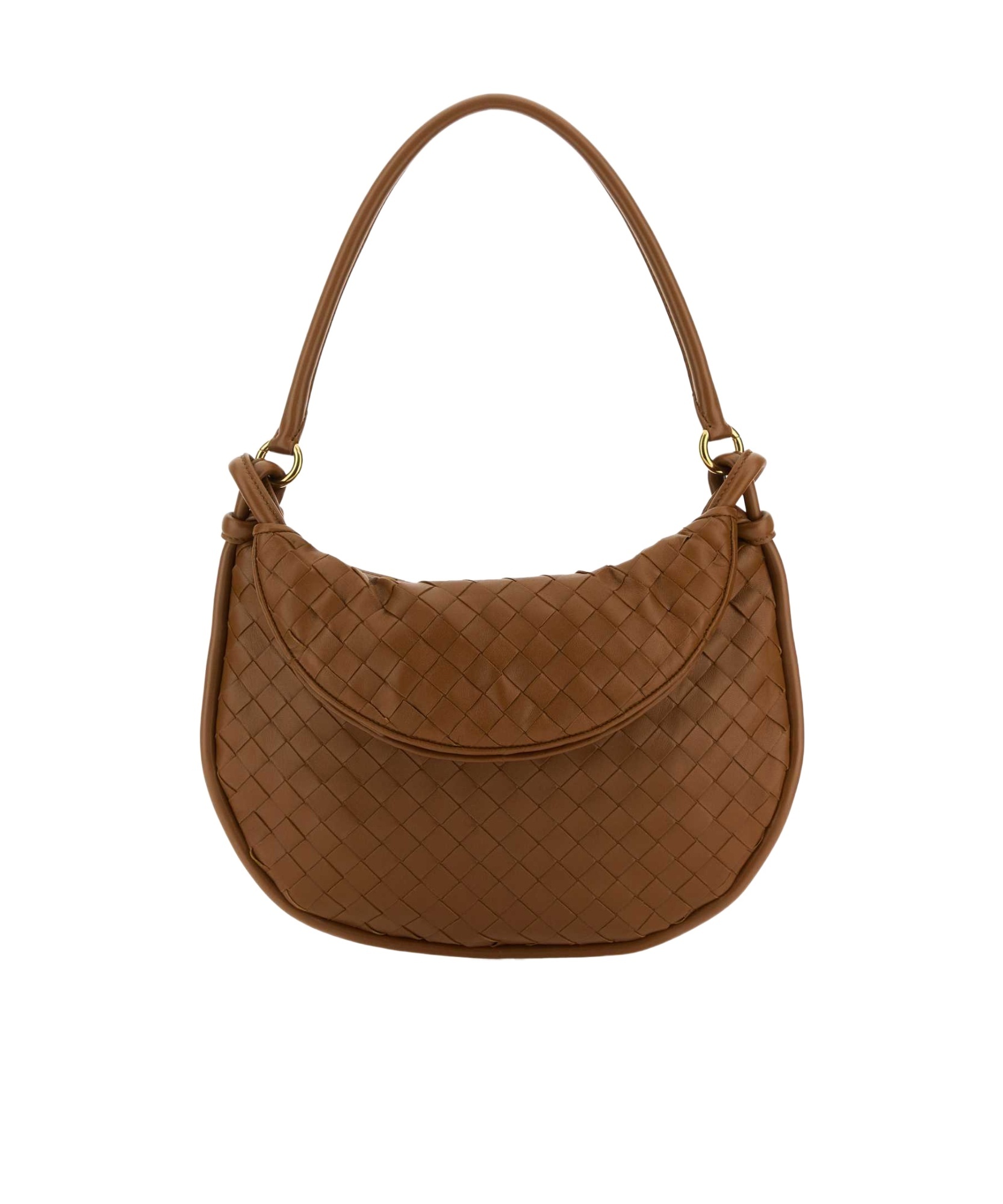 Bottega Veneta Medium Gemelli Shoulder Bag In Brown