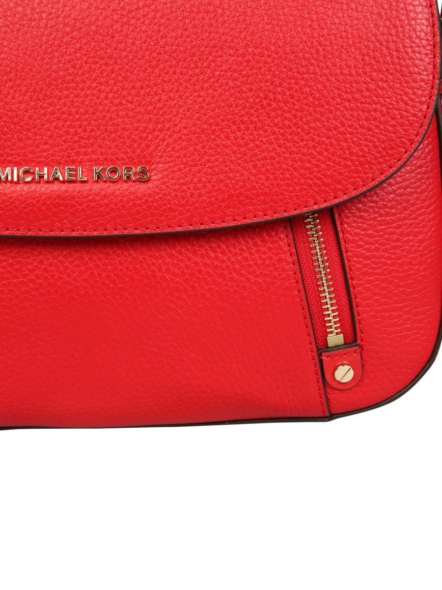 Michael Michael Kors Top Flap Shoulder Bag In Red