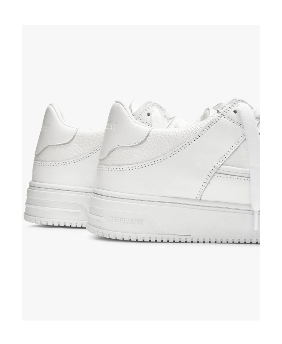 Represent Mocha Lace-up Sneakers In White