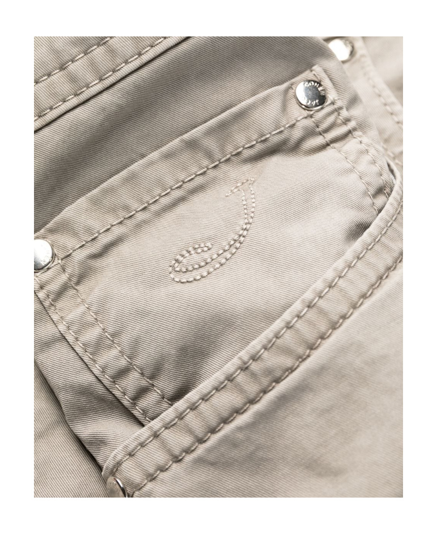 Jacob Cohen Embroidered-logo Jeans In Gray