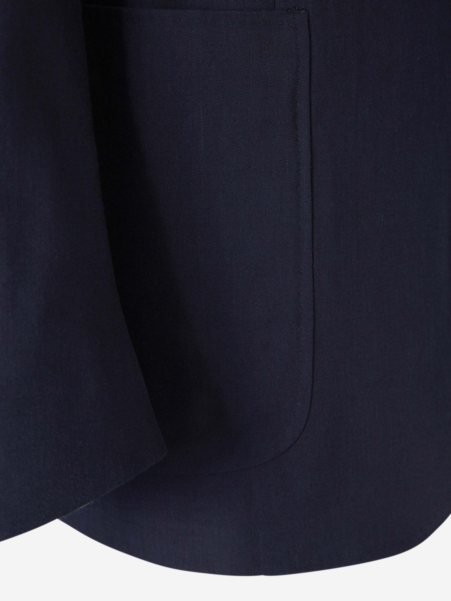 Canali Patch Pocket Blazer In Black