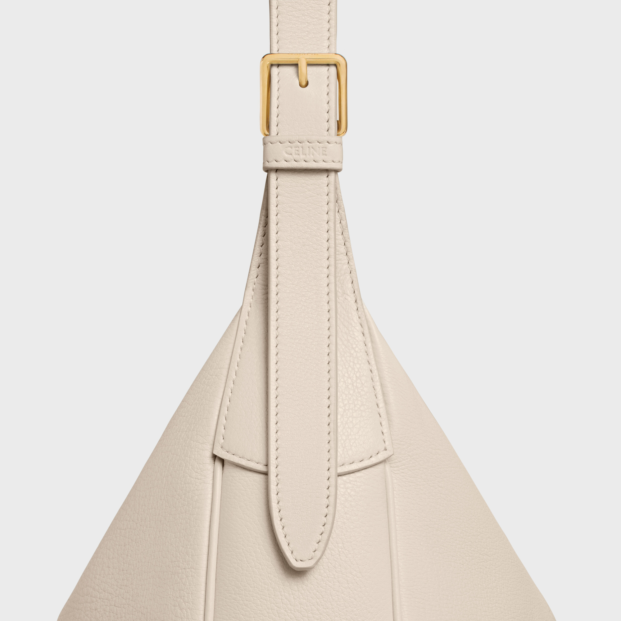 Celine Medium Helose Handbag In Nude