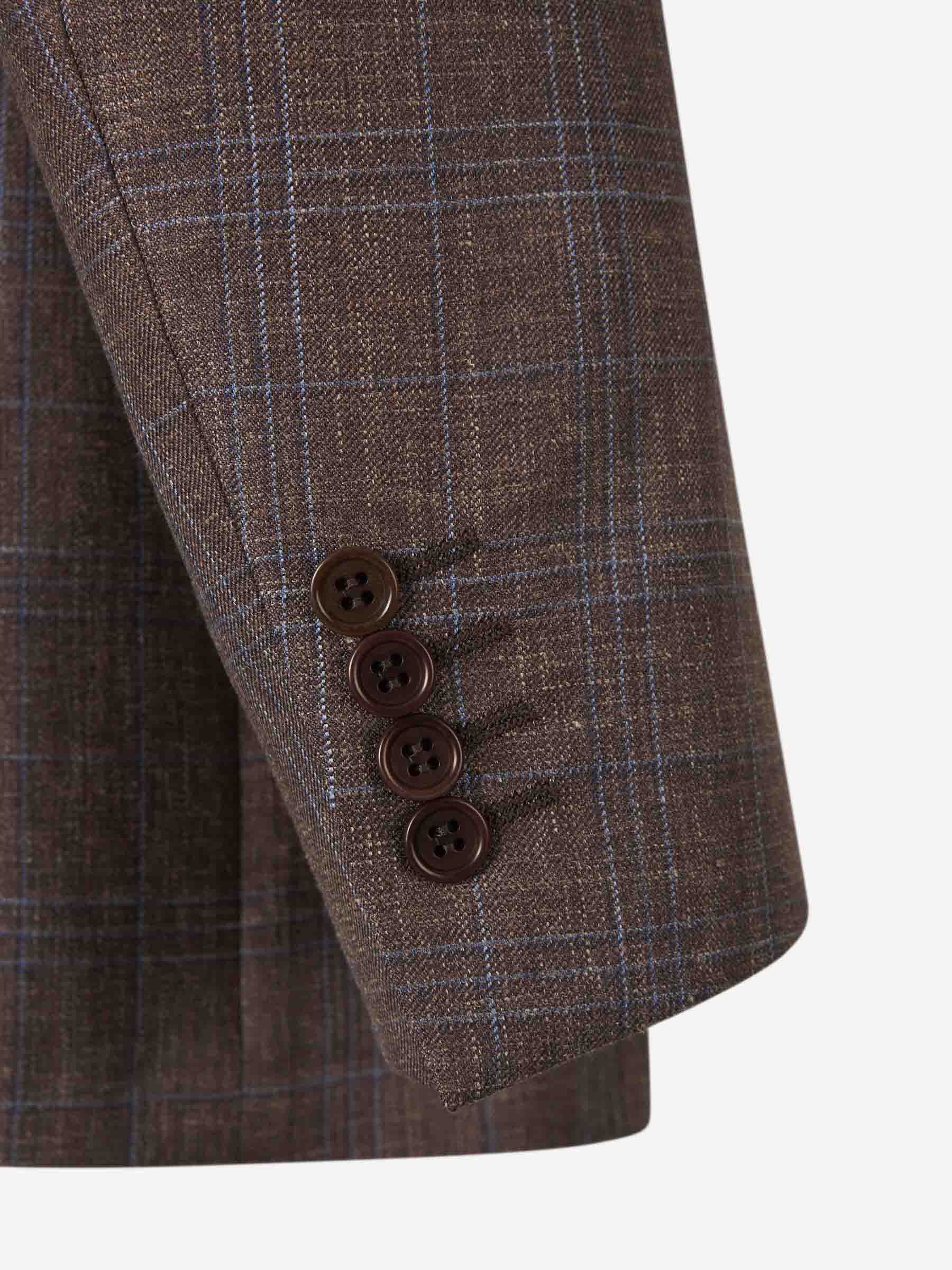 Canali Wool Suit In Brown