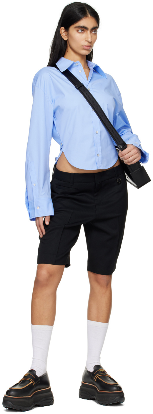 WOOYOUNGMI PLEATED ZIPPER SHORTS