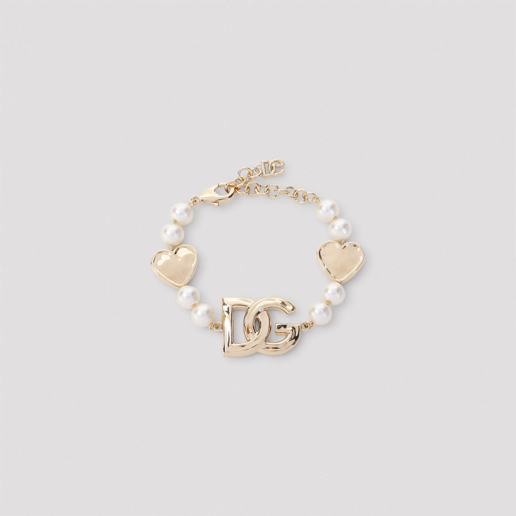 Dolce & Gabbana Elegant Brass And Plastic Women's Bracelet In Yellow