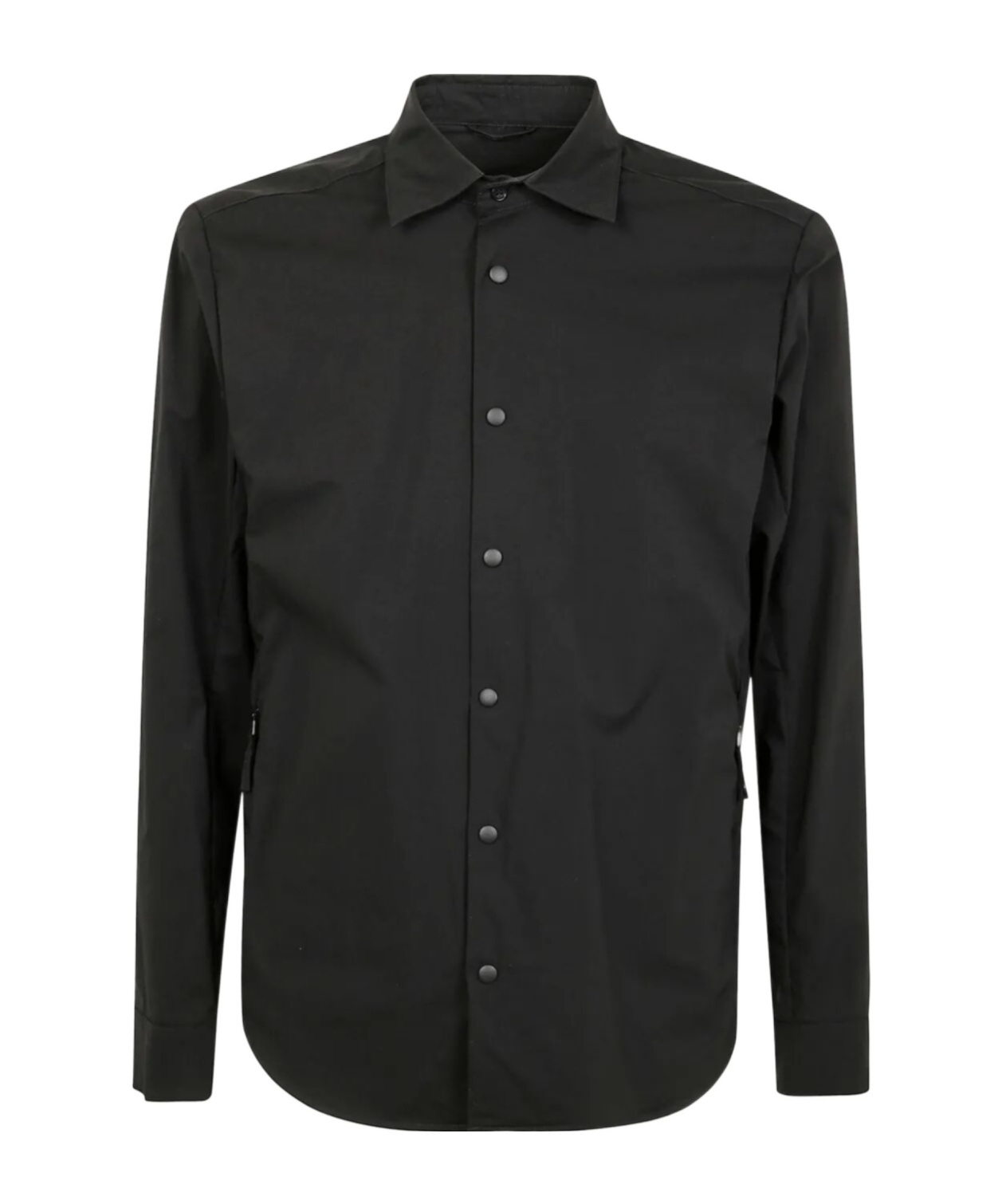 Shop Aspesi Cotton Shirt In Black