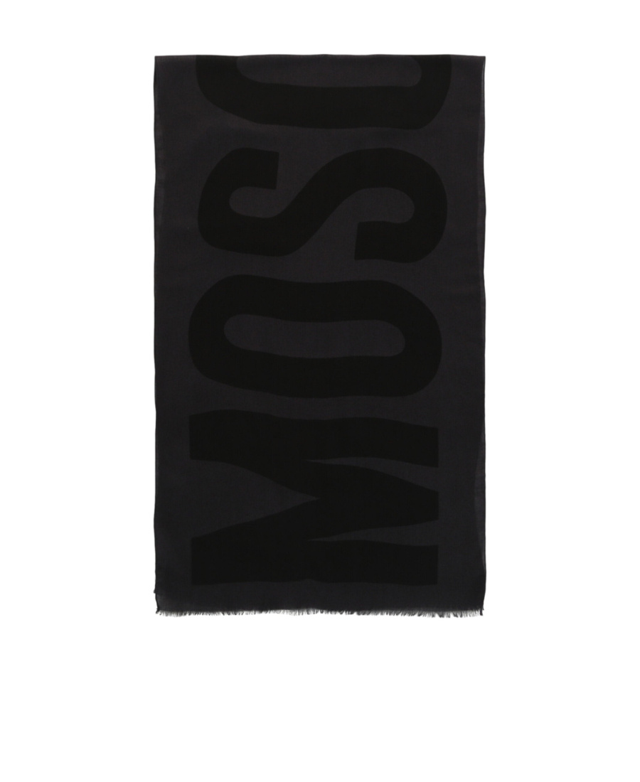 MOSCHINO LOGO WOOL SCARF